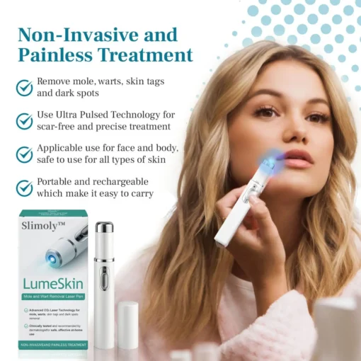 Slimoly™ LumeSkin Mole and Wart Removal Laser Pen